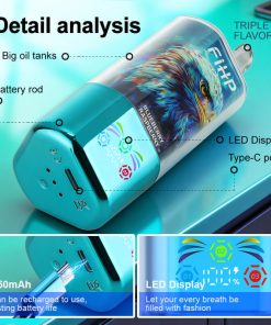 FIHP 90000 90K Puffs 3 in 1 Triple Flavors&LED Screen Rechargeable Disposable Vape in fihp 90000 90k 3 in 1 triple flavors detail flavor
