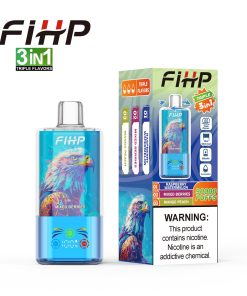 FIHP 90000 90K Puffs 3 in 1 Triple Flavors&LED Screen Rechargeable Disposable Vape in Mixed Flavors flavor