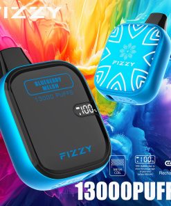 Fizzy Boom 13000 13K Puffs Small Edition LCD Display Disposable Vape in Blueberry Melon flavor