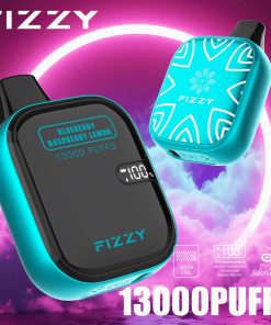 Fizzy Boom 13000 13K Puffs Small Edition LCD Display Disposable Vape in Blueberry Raspberry Lemon flavor