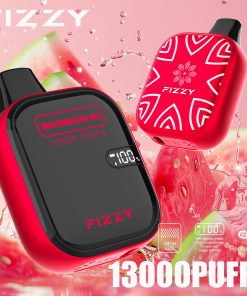 Fizzy Boom 13000 13K Puffs Small Edition LCD Display Disposable Vape in Watermelon Ice flavor