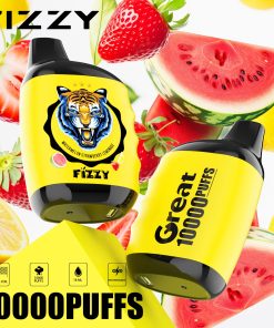 Fizzy Great 10000 10K Puffs 2% 5% Nicotine Edition Disposable Vape in Watermelon Strawberry Lemonade flavor