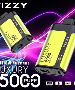 Fizzy Luxury 15000 15K Puffs Edition LCD Display Disposable Vape in 13. Red Bull flavor