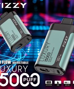 Fizzy Luxury 15000 15K Puffs Edition LCD Display Disposable Vape in 15. Kiwi Passion Fruit Guava flavor