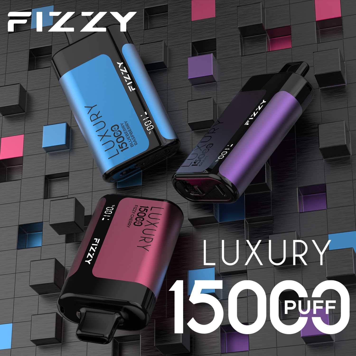 Fizzy Luxury 15000 15K Puffs Edition LCD Display Disposable Vape product image