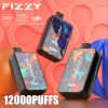 Image du produit : Vape jetable Fizzy Pandora 12000, 12 000 bouffées, 2%, 5%, édition nicotine, écran LCD