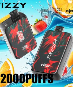 Fizzy Pandora 12000 12K Puffs 2% 5% Nicotine Edition LCD Display Disposable Vape in Mango flavor