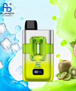 Fumot ECO 2in1 50000 50K Puffs Double Flavors Smart Display Rechargeable Disposable Vape in Ice Pop & Kiwi Passion Fruit Guava flavor