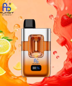 Fumot ECO 2in1 50000 50K Puffs Double Flavors Smart Display Rechargeable Disposable Vape in Lemon Lime & Strawberry Watermelon flavor