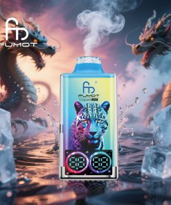 Fumot Leopard 40000 40K Puffs Edition Dual Mesh LCD Display Disposable Vape in fumot leopard 40000 40k black dragon lce flavor