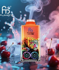 Fumot Leopard 40000 40K Puffs Edition Dual Mesh LCD Display Disposable Vape in fumot leopard 40000 40k cherry ice flavor