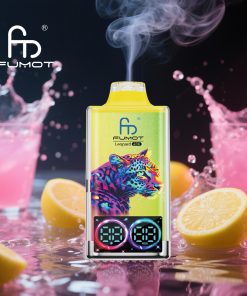 Fumot Leopard 40000 40K Puffs Edition Dual Mesh LCD Display Disposable Vape in fumot leopard 40000 40k pink lemonade flavor