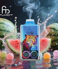Fumot Leopard 40000 40K Puffs Edition Dual Mesh LCD Display Disposable Vape in fumot leopard 40000 40k watermelon bubb legum flavor