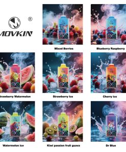 Fumot Leopard 40000 40K Puffs Edition Dual Mesh LCD Display Disposable Vape in Mixed Berries flavor