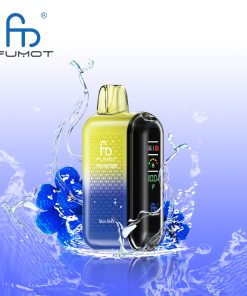 Fumot Tornado 20000 20K Puffs Vape Dual Mesh LED Display Disposable Vape in Blue Razz flavor