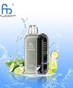 Fumot Tornado 20000 20K Puffs Vape Dual Mesh LED Display Disposable Vape in Cucumber Lemonade flavor