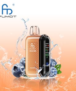 Fumot Tornado 20000 20K Puffs Vape Dual Mesh LED Display Disposable Vape in Huckleberry flavor
