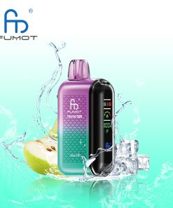 Fumot Tornado 20000 20K Puffs Vape Dual Mesh LED Display Disposable Vape in Pear Ice flavor