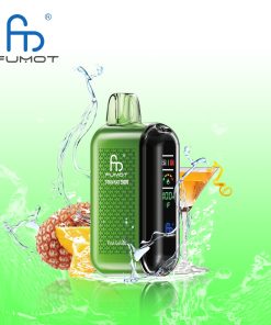 Fumot Tornado 20000 20K Puffs Vape Dual Mesh LED Display Disposable Vape in Pina Colada flavor