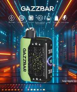 Gazzbar 30000 Gypsophila 30000 30K Puffs Hottest LED Display Disposable Vape in Sour Apple Ice flavor