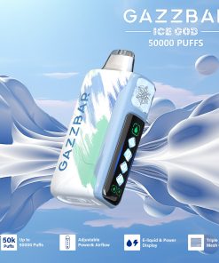 Gazzbar Ice God 50000 50K Puffs Adjustable Ice level LCD Display Disposable Vape product image