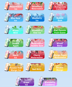 Gazzbar Ice God 50000 50K Puffs Adjustable Ice level LCD Display Disposable Vape random flavor option image