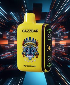 Gazzbar Rocket 20000, 20.000 boccate, vaporizzatore usa e getta con doppia rete e display LED, gusto mango, in Messico