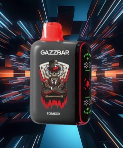 Gazzbar Rocket 20000: vaporizzatore usa e getta da 20.000 boccate con doppia resistenza a rete e display LED, al gusto di tabacco
