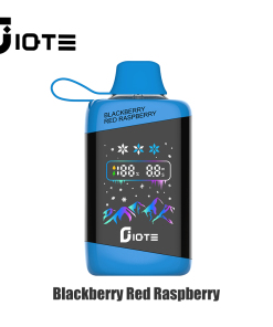 IQTE 45000 45k Puffs Advanced Fingerprint Touch Confrol LCD Display Disposable Vape in Blackberry Red Raspberry flavor