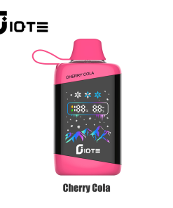 IQTE 45000 45k Puffs Advanced Fingerprint Touch Confrol LCD Display Disposable Vape in Cherry Cola flavor