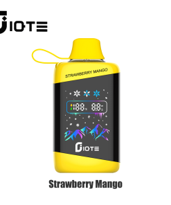 IQTE 45000 45k Puffs Advanced Fingerprint Touch Confrol LCD Display Disposable Vape in iqte 45000 45k strawberry mango flavor