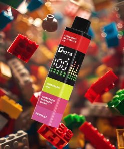 IQTE Maha Kit 2400 Puffs Pod System Toy Bricks 3D Display 2% 5% Disposable Vape in iqte maha kit 2400 1.strawberry watermelon ice 2. strawberry kiwi 3
