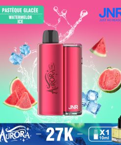 JNR Aurora 27K 27000 Puffs 2+10ml Replaceable Pod Kit Refillable Disposable Vape in jnr aurora 27k 27000 watermelon lce 1 flavor