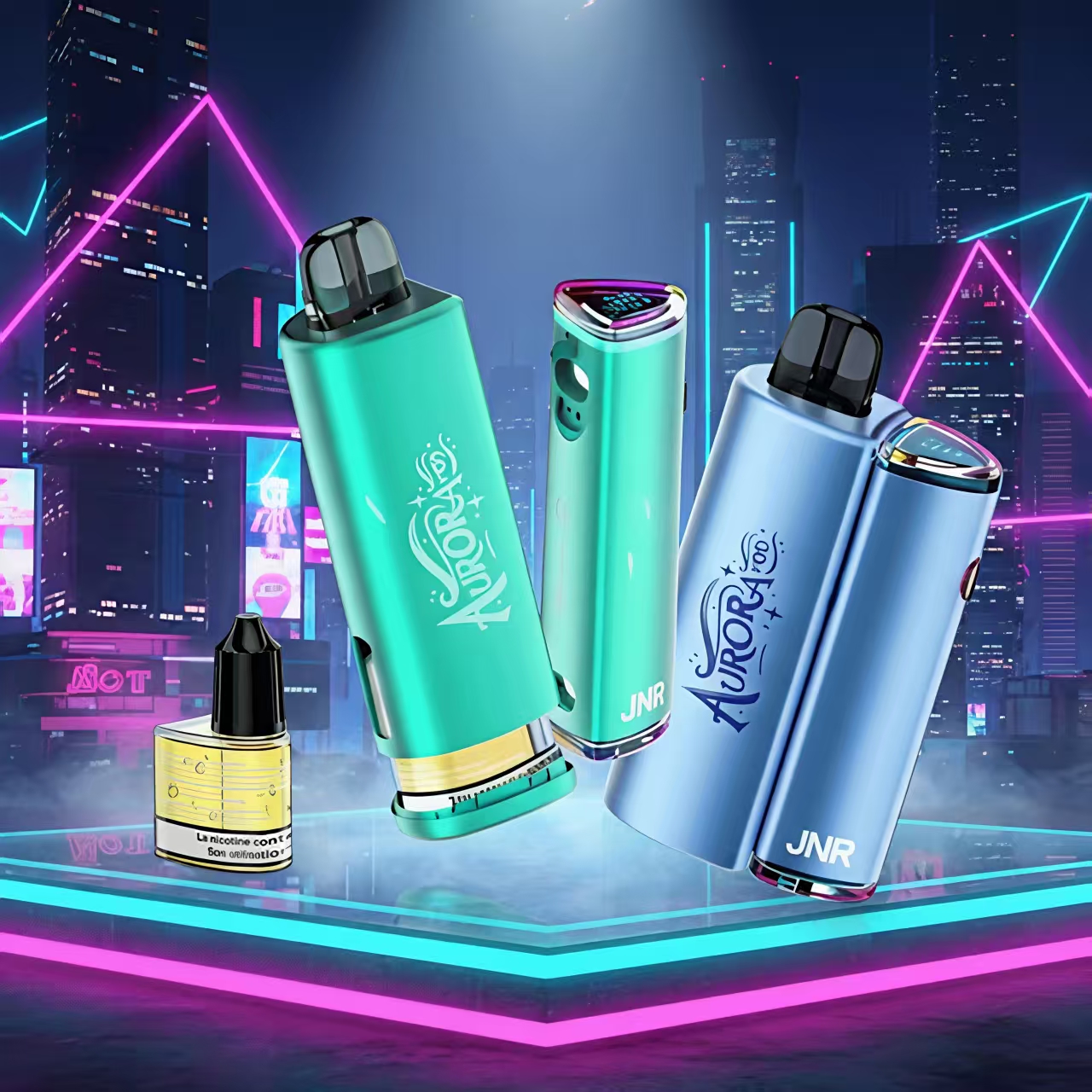 JNR Aurora 27K 27000 Puffs 2+10ml Replaceable Pod Kit Refillable Disposable Vape product image