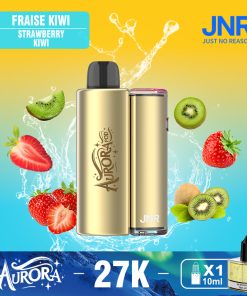 JNR Aurora 27K 27000 Puffs 2+10ml Replaceable Pod Kit Refillable Disposable Vape in Strawberry Ice flavor