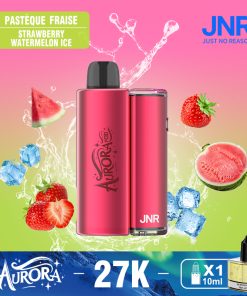 JNR Aurora 27K 27000 Puffs 2+10ml Replaceable Pod Kit Refillable Disposable Vape in Strawberry Watermelon Ice flavor