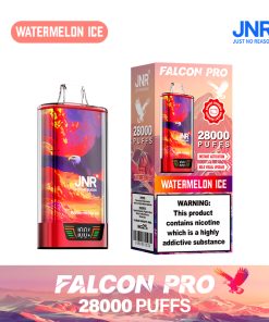 JNR Falcon Pro 28000 28K Puffs Model LED Display Disposable Vape in Watermelon Ice flavor