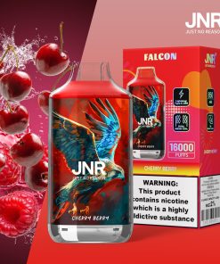 JNR FALON 16000 16K Puffs Edition Disposable Vape in Cherry Berry flavor