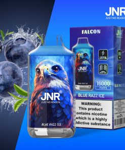 JNR FALON 16000 16K Puffs Edition Disposable Vape in jnr falon 16000 blue razz ice flavor
