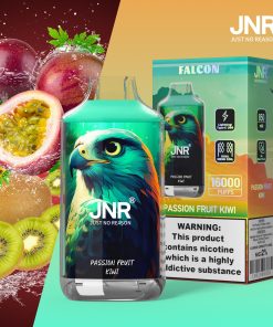 JNR FALON 16000 16K Puffs Edition Disposable Vape in Passion Fruit Kiwi flavor