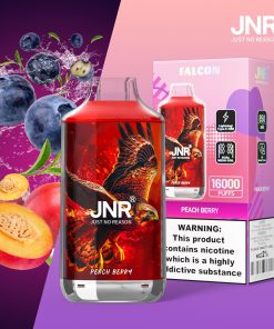 JNR FALON 16000 16K Puffs Edition Disposable Vape in Peach Berry flavor