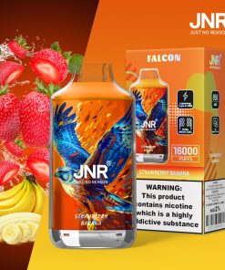 JNR FALON 16000 16K Puffs Edition Disposable Vape in Strawberry Banana flavor