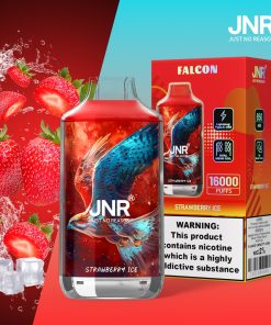 JNR FALON 16000 16K Puffs Edition Disposable Vape in Strawberry Ice flavor