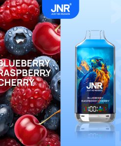 JNR FALCON X 18000 18k Puffs Model LED Display Disposable Vape in Blueberry Raspberry Cherry flavor