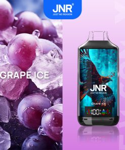 JNR FALCON X 18000 18k Puffs Model LED Display Disposable Vape in jnr falon x 18000 jnr falon x 18000 sleek jnr falon x 18000 grape ice flavor