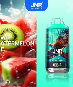 JNR FALCON X 18000 18k Puffs Model LED Display Disposable Vape in jnr falon x 18000 jnr falon x 18000 sleek jnr falon x 18000 kiwi water flavor