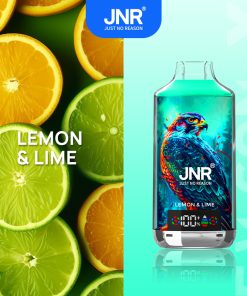 JNR FALCON X 18000 18k Puffs Model LED Display Disposable Vape in jnr falon x 18000 jnr falon x 18000 sleek jnr falon x 18000 lemon lime flavor