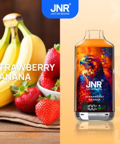 JNR FALCON X 18000 18k Puffs Model LED Display Disposable Vape in jnr falon x 18000 jnr falon x 18000 sleek jnr falon x 18000 strawberry flavor