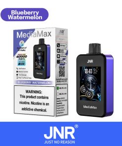 JNR Media Max 40000 40K Puffs Intelligent Disposable Vape in blueberry watermelon flavor