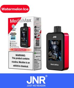 JNR Media Max 40000 40K Puffs Intelligent Disposable Vape in watermelon ice flavor